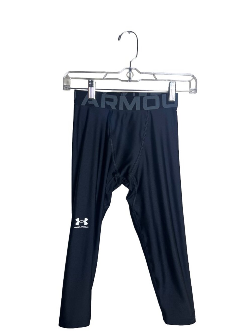 Under Armour HeatGear Leggings Black Youth Medium Fitted‎ Compression